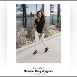 Zyia Oatmeal Cozy Jogger